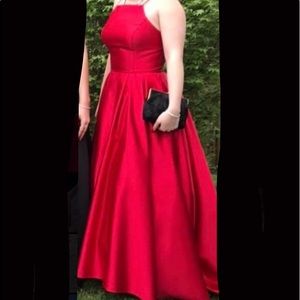 RED PROM DRESS FOR SALE